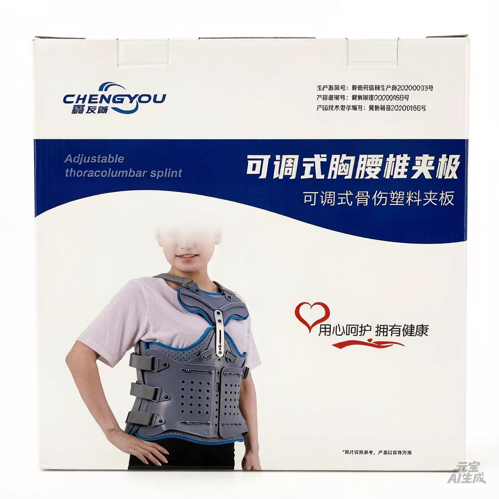 鑫友诚 可调式胸腰椎夹板可调式骨伤塑料夹板